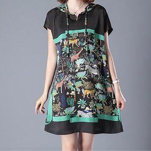 Safari Print Dress